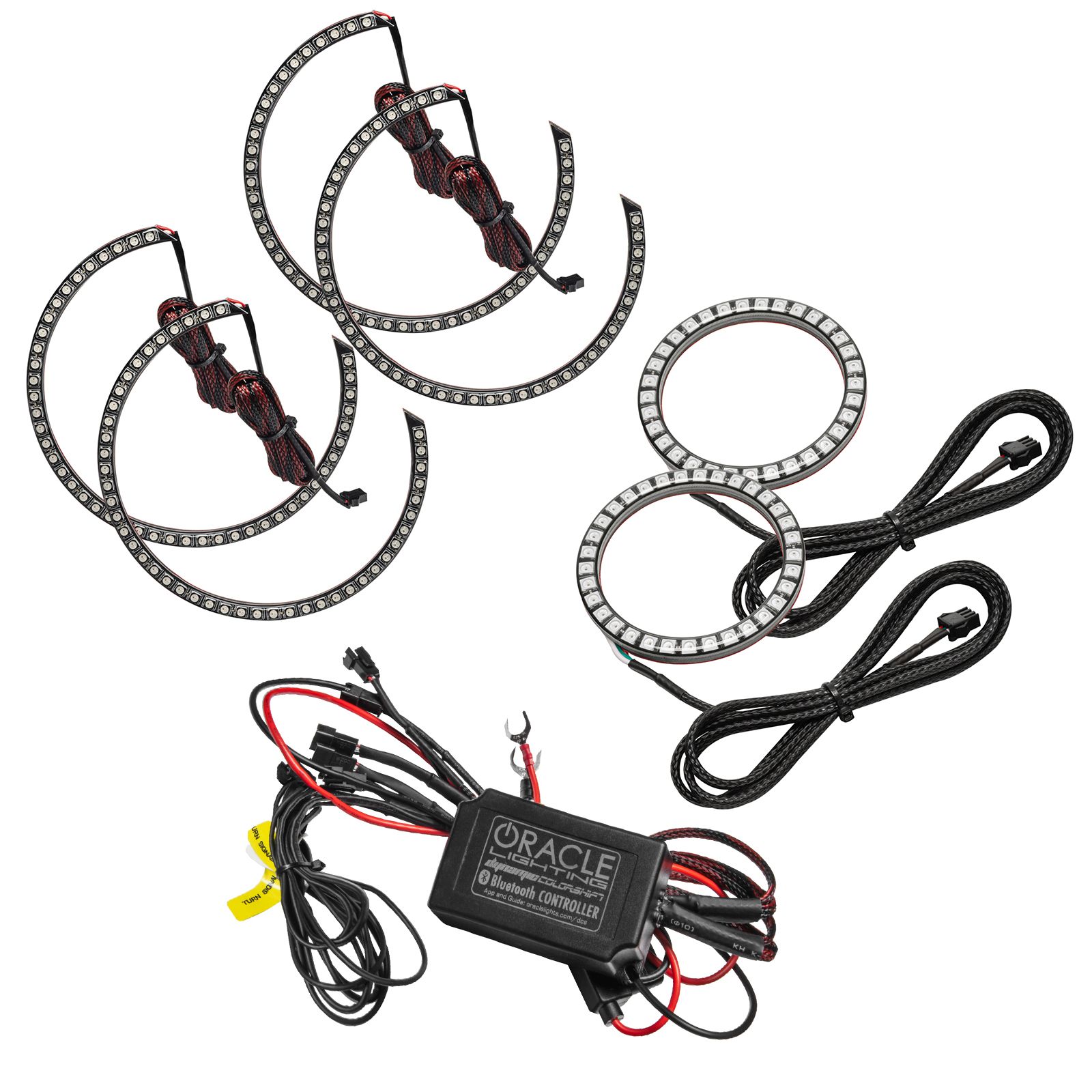 1458332 20082014 Dodge Challenger Dynamic ColorSHIFT Surface Mount Headlight & Fog Light