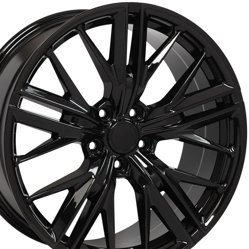 20" Replica Wheel Camaro ZL1 Rim 20x9.5 Black Wheel Deep Stage Tuning